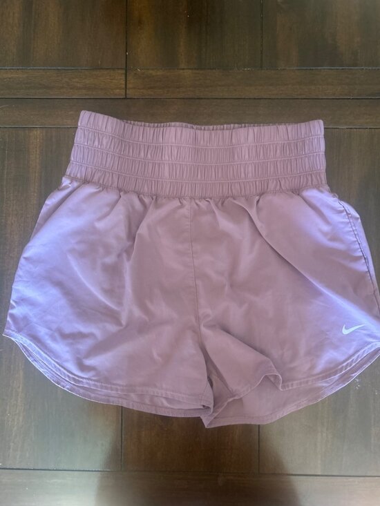Nike Pants - Nike Dri-Fit Womens Purple Running Shorts Elastic Waist Athletic Wear